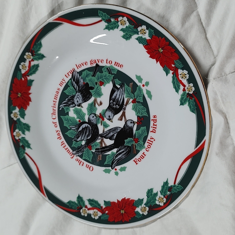 Tienshan fine china deck the halls set fourth day of